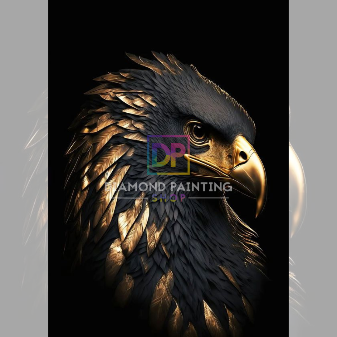 Golden Eagle: Der majestätische Adler mit Metallic Steinen