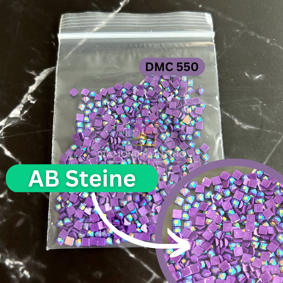 Abstraktes Gemälde mit AB Farben