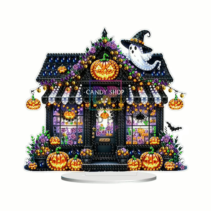 Halloween Diamond Painting Tischdeko-Set