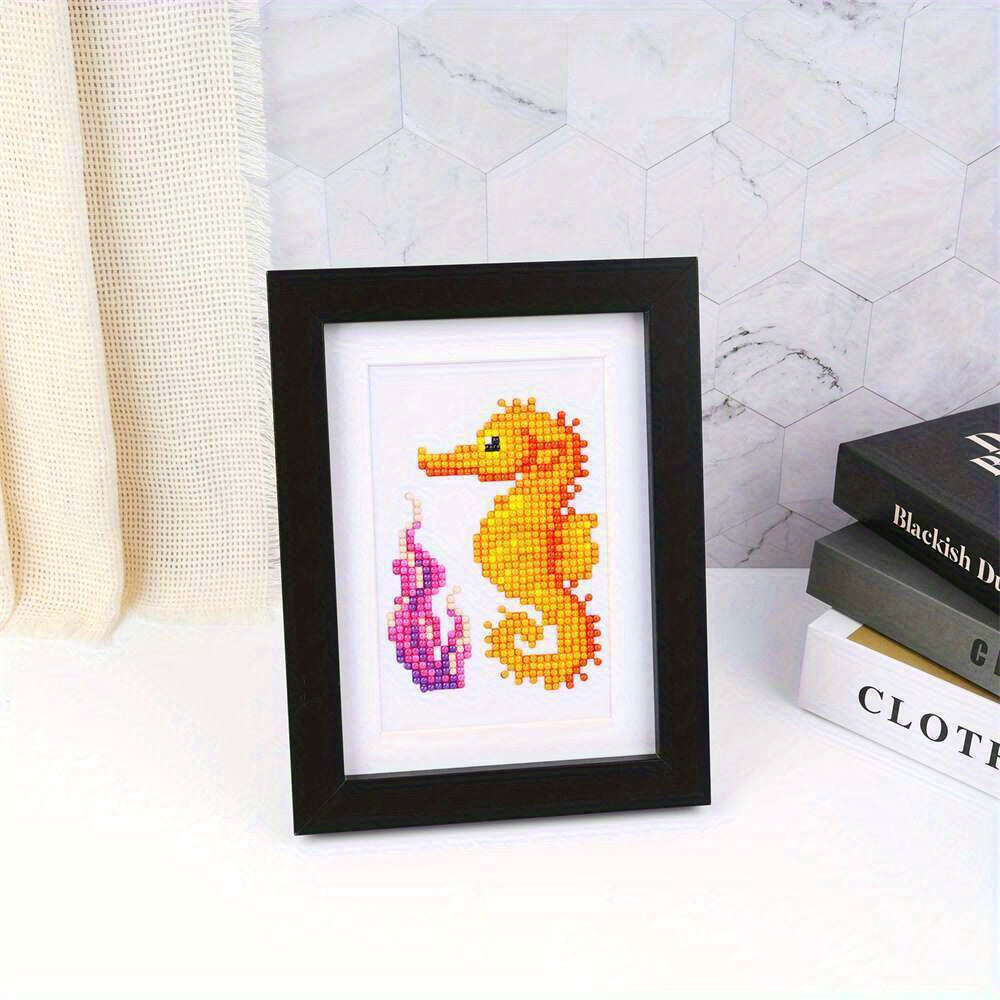 *Neu* Mini Bilder | 8tlg. Fische Set 12x17cm | Runde Steine