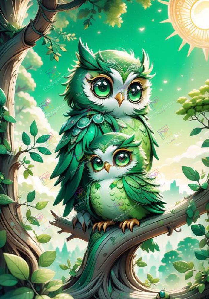 Happy Familiy Owl mit AB Farben