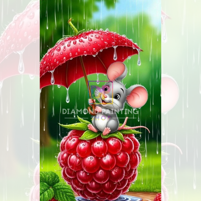 Sommerregen – Kleine Maus, große Beere