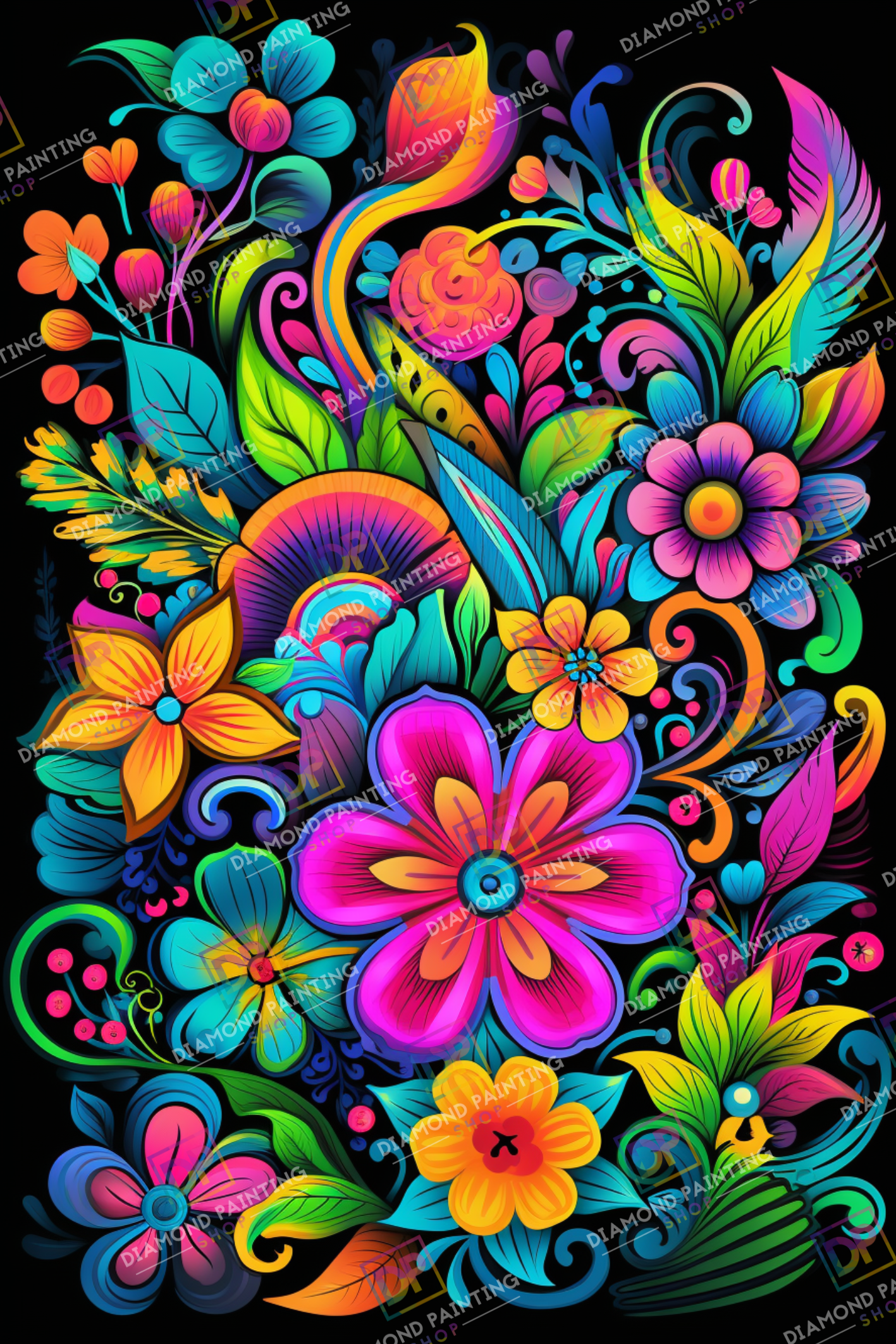 Zauberhaftes Blütenmeer mit AB Farben