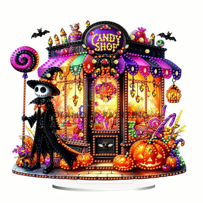 Halloween Diamond Painting Tischdeko-Set
