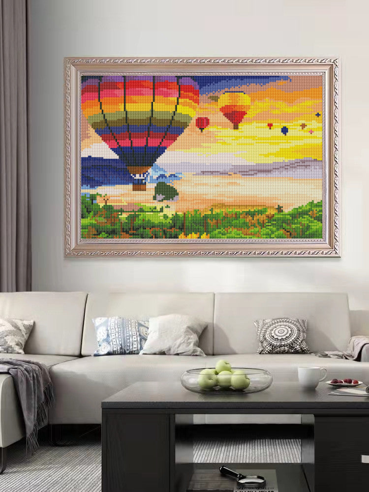 Gerahmt - Farbenspiel am Himmel