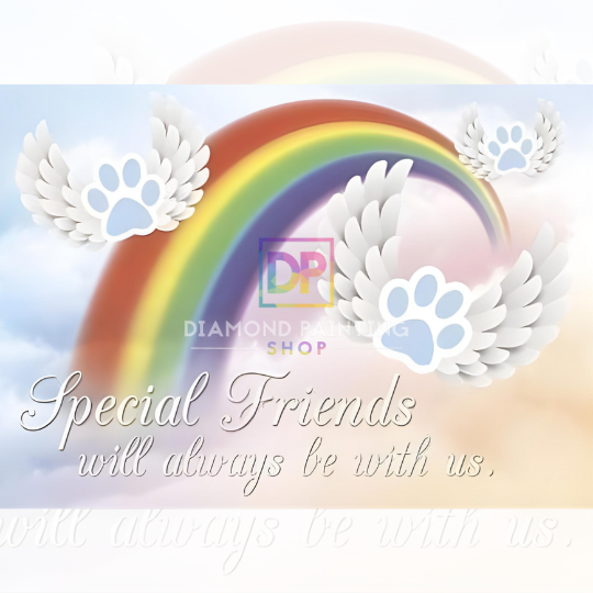 Rainbow Bridge - Für Immer im Herzen mit Fairy Farben