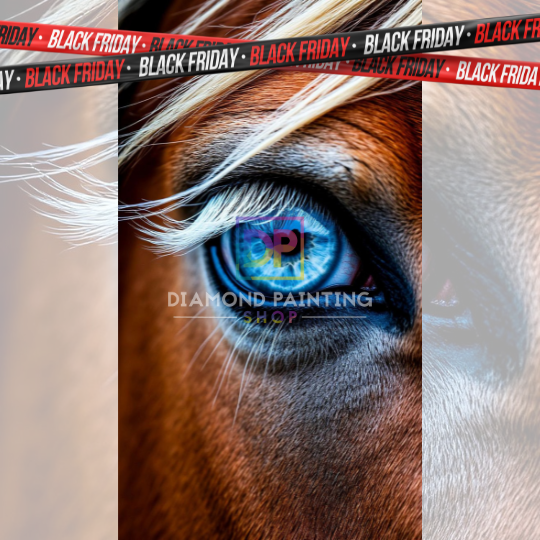 Magischer Blick – Pferdeauge mit AB Steinen