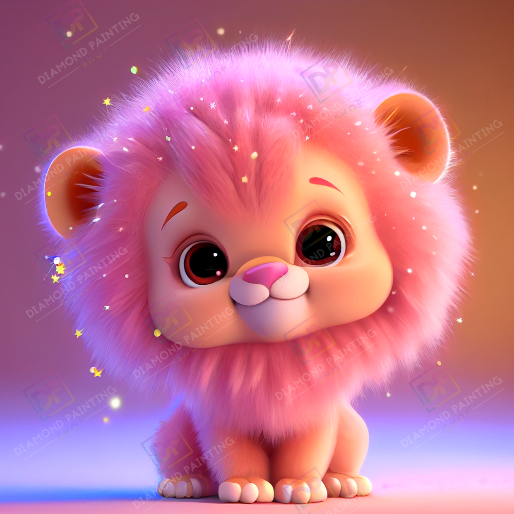 Baby Löwe mit AB Farben