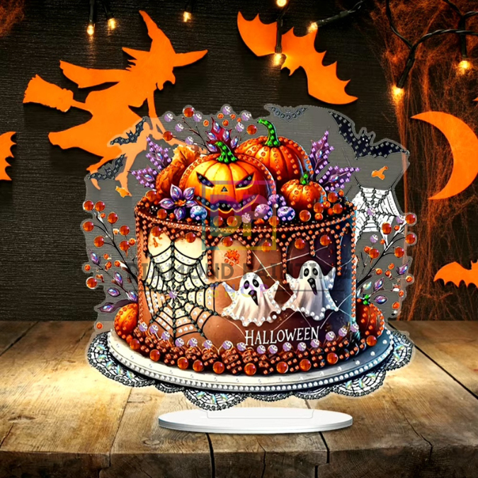 Halloween Diamond Painting Tischdeko-Set