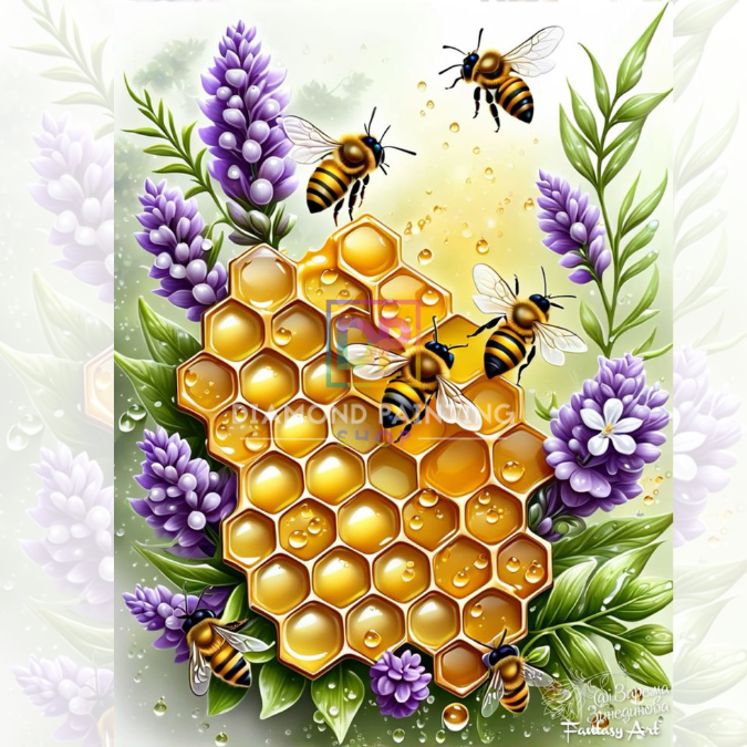 Goldene Ernte – Tanz der Bienen mit AB Farben