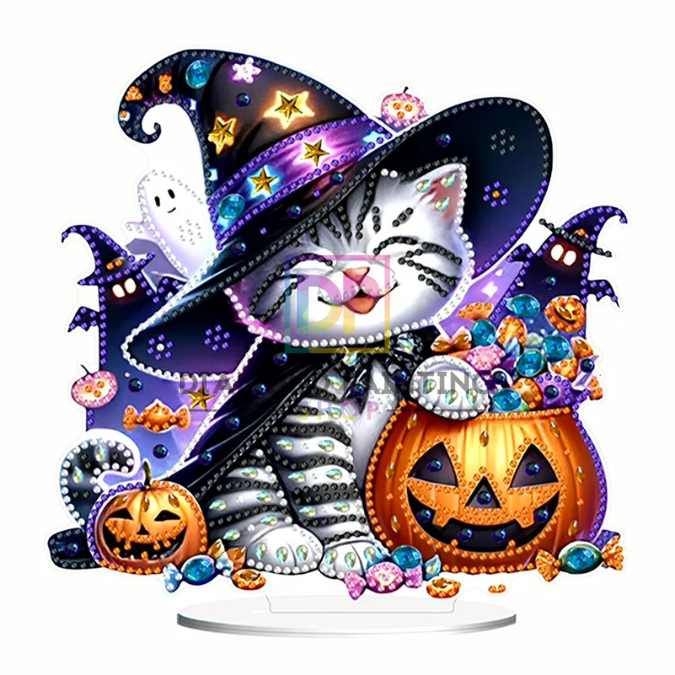 Halloween Diamond Painting Tischdeko-Set