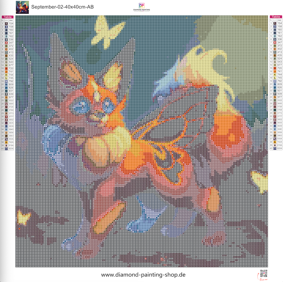 September | Foxy Fox mit AB Farben