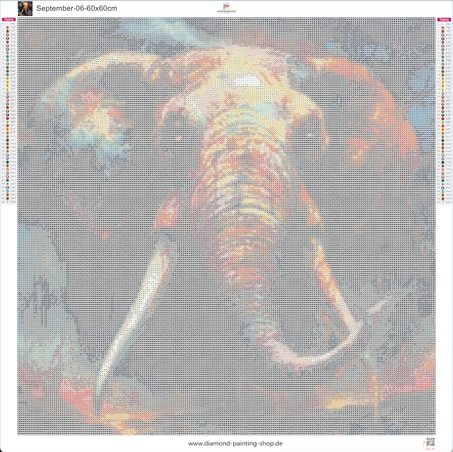 September | Colorful Elephant