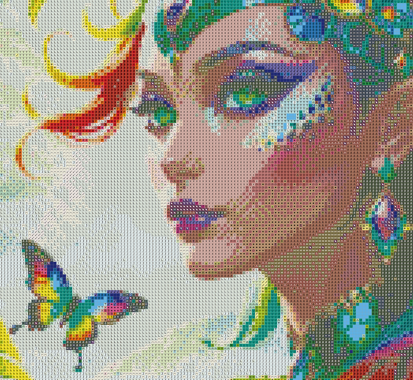 Eckig 50x75cm