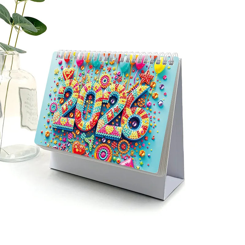 Diamond Painting Tischkalender 2026