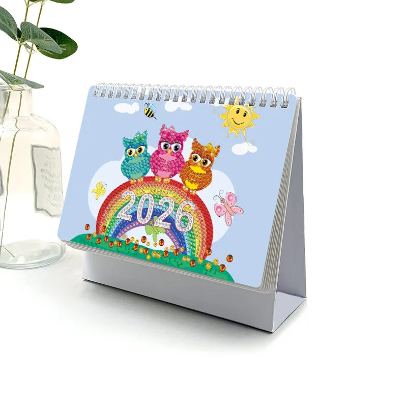 Diamond Painting Tischkalender 2026
