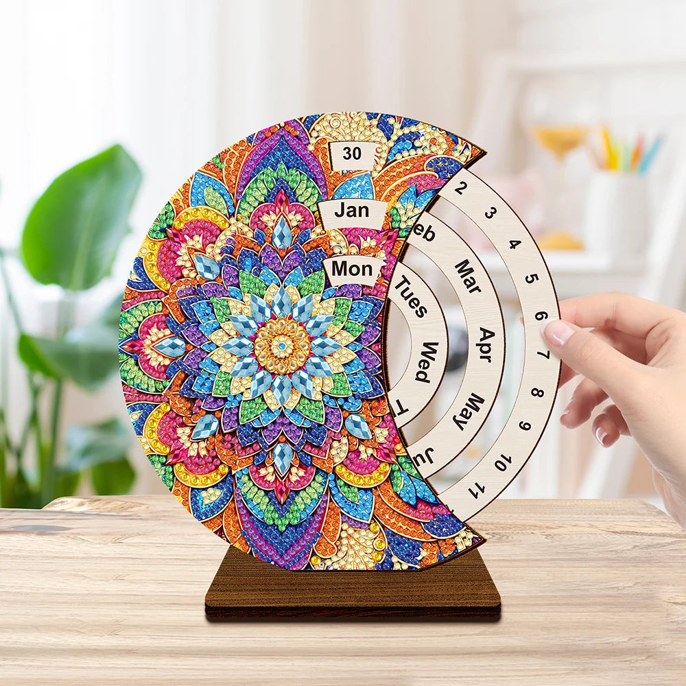 Diamond Painting Jahreskalender zum Aufstellen | Partial