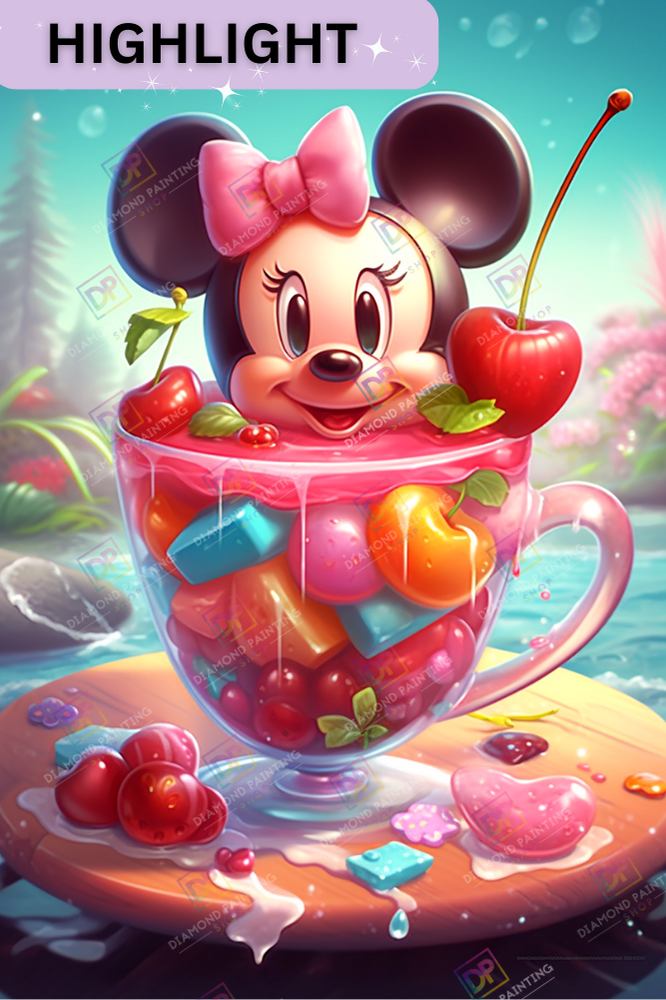 Minnie Shake mit AB Steine