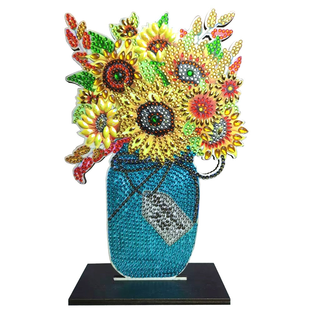 Neuheit - Holz Ornament zum Aufstellen| Strass Steine