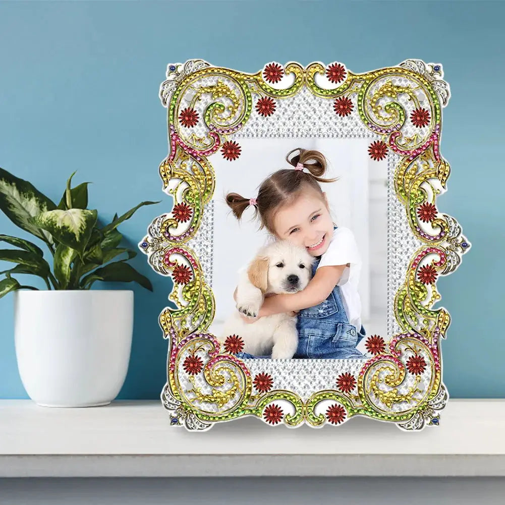 Diamond Painting Bilderrahmen – Luxus 3D Strass Foto-Rahmen mit Spezialsteinen | Verschiedene Designs
