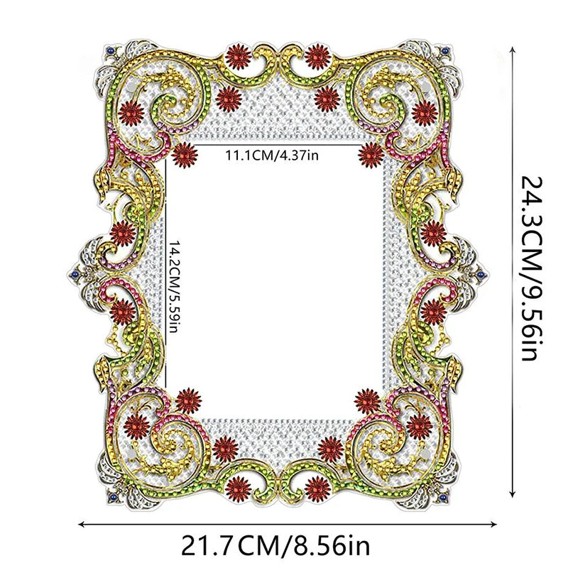 Diamond Painting Bilderrahmen – Luxus 3D Strass Foto-Rahmen mit Spezialsteinen | Verschiedene Designs