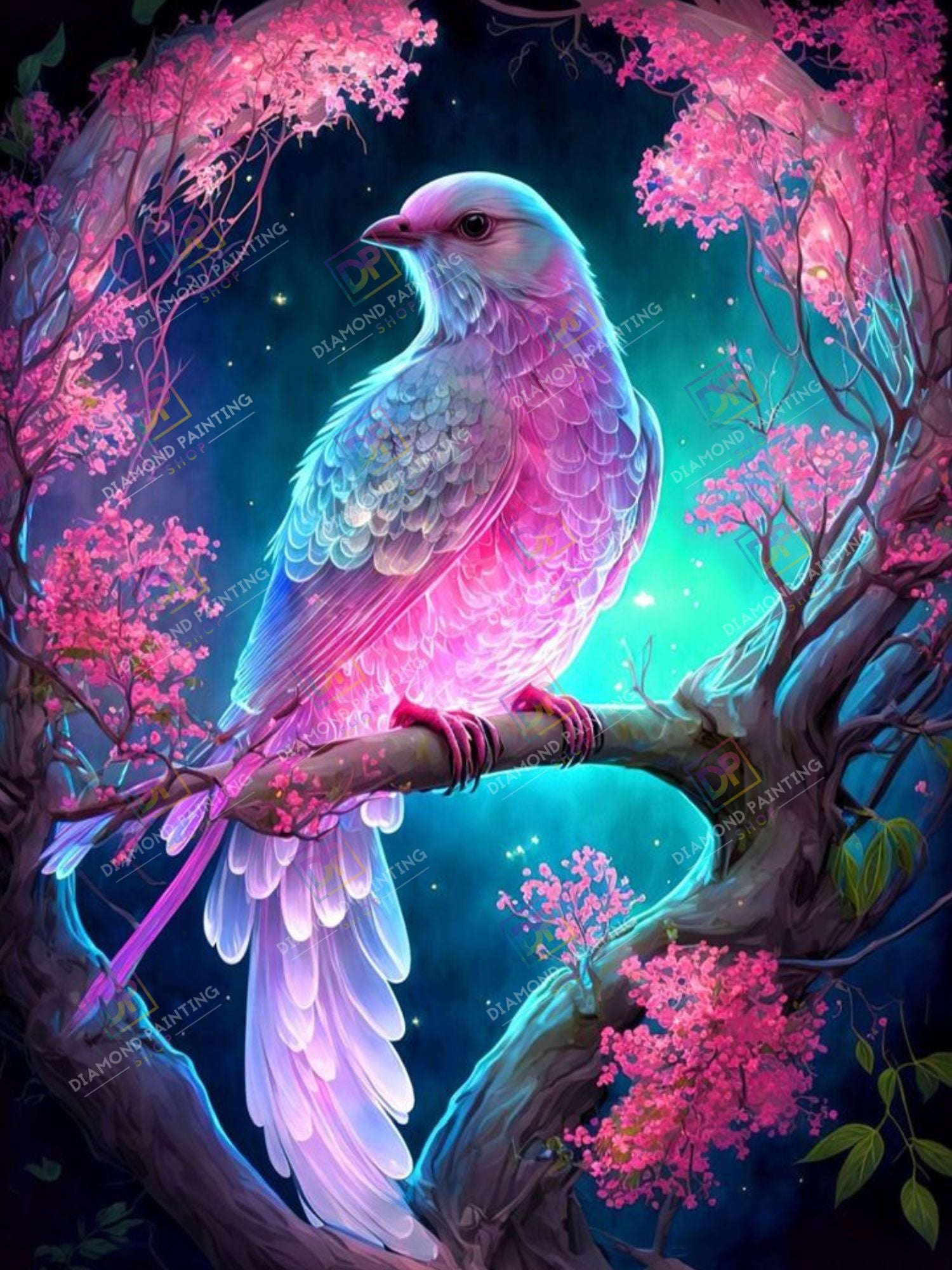 Paradiesvogel 100% Strass