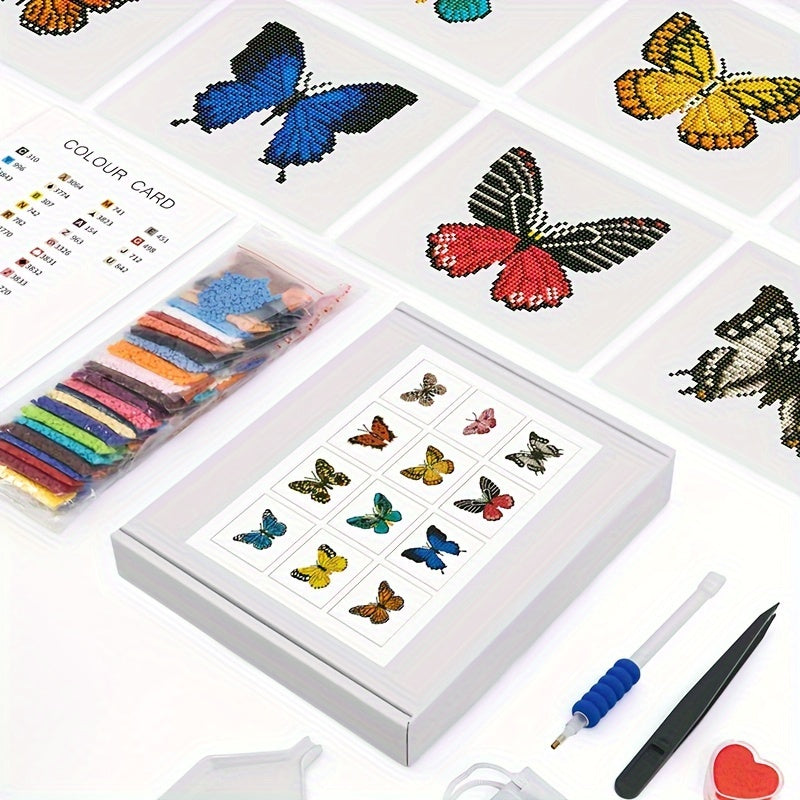 *Neu* Mini Bilder | 12tlg. Schmetterling #2 Set 15x18cm | Geschenke-Set