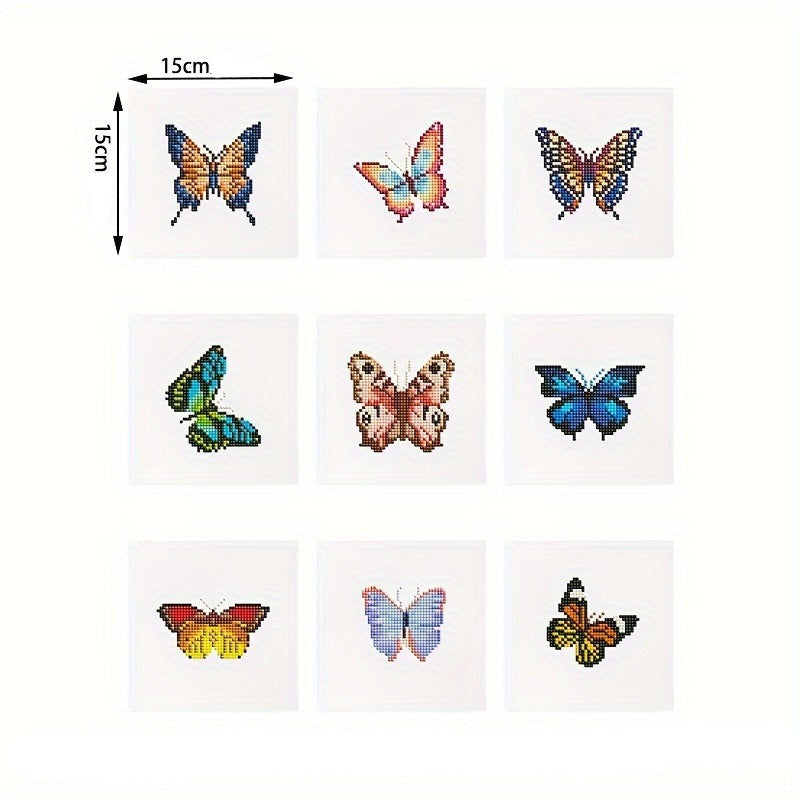 *Neu* Mini Bilder | 9tlg. Schmetterling #1 Set 15x18cm | Geschenke-Set