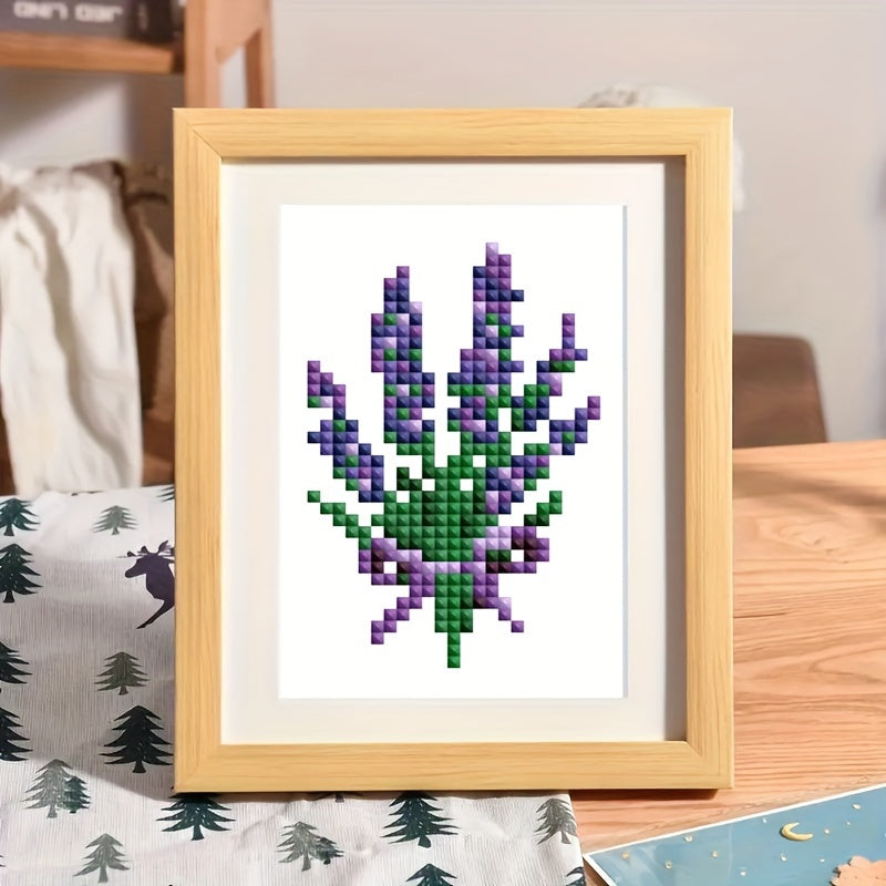 *Neu* Mini Bilder | 12tlg. Blumen Set 8x12cm | Eckige Steine