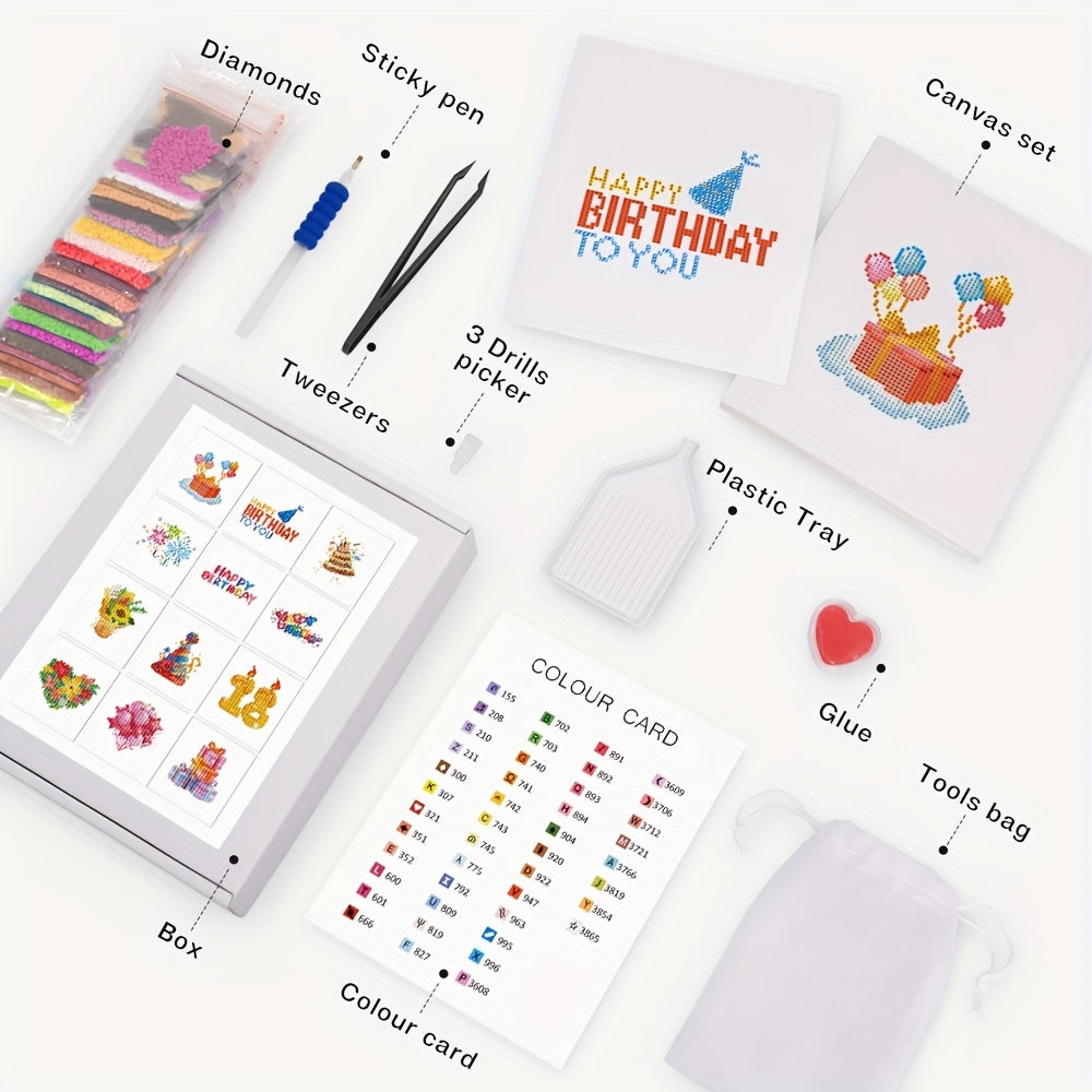 *Neu* Mini Bilder | 12tlg. 18.Geburtstag Set 15x18cm | Geschenke-Set