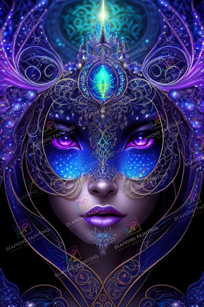 Mystical Woman mit 100% Strass Steinen