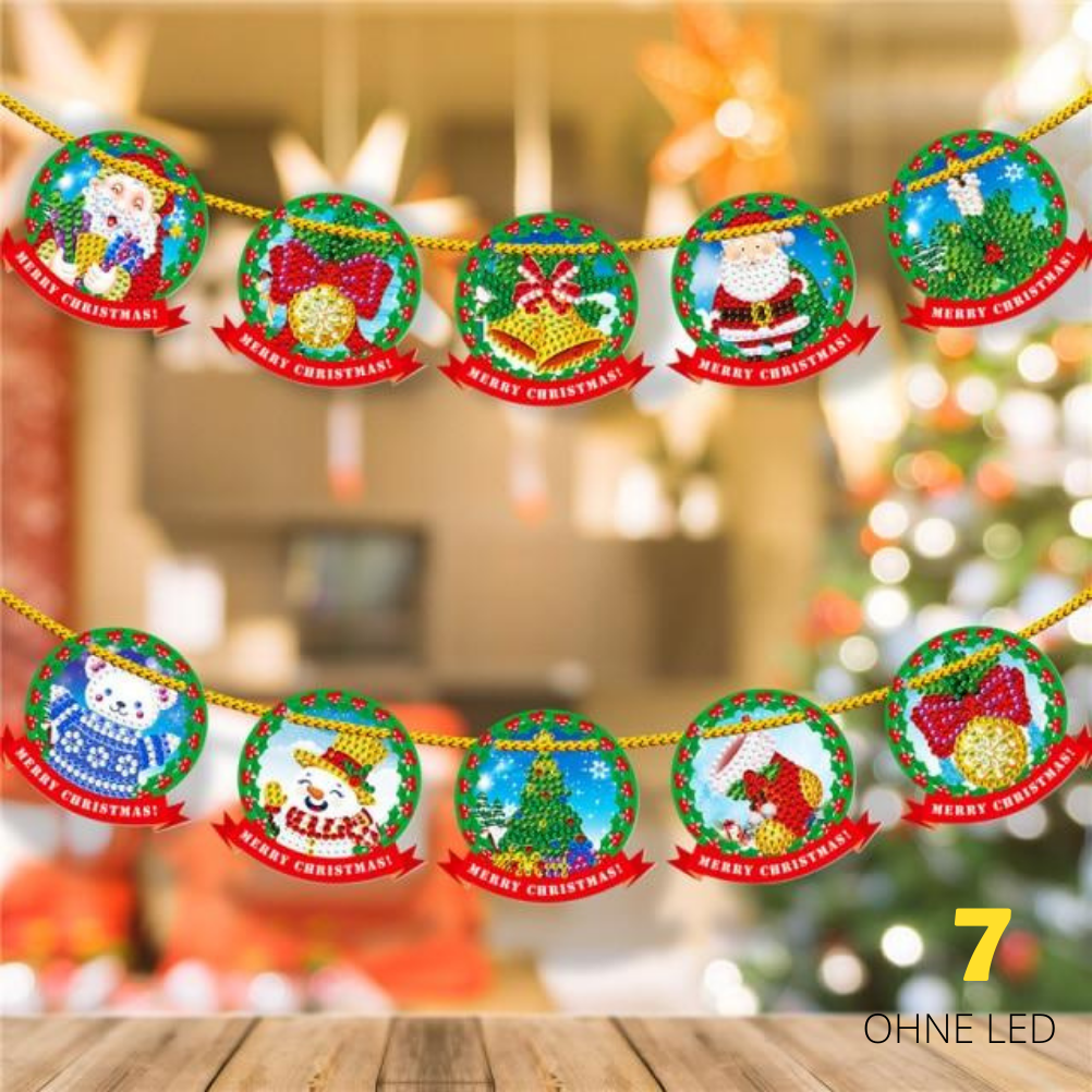 Weihnachten - LED Sterne Aufhänger ab 3er Set  | Für Anfänger