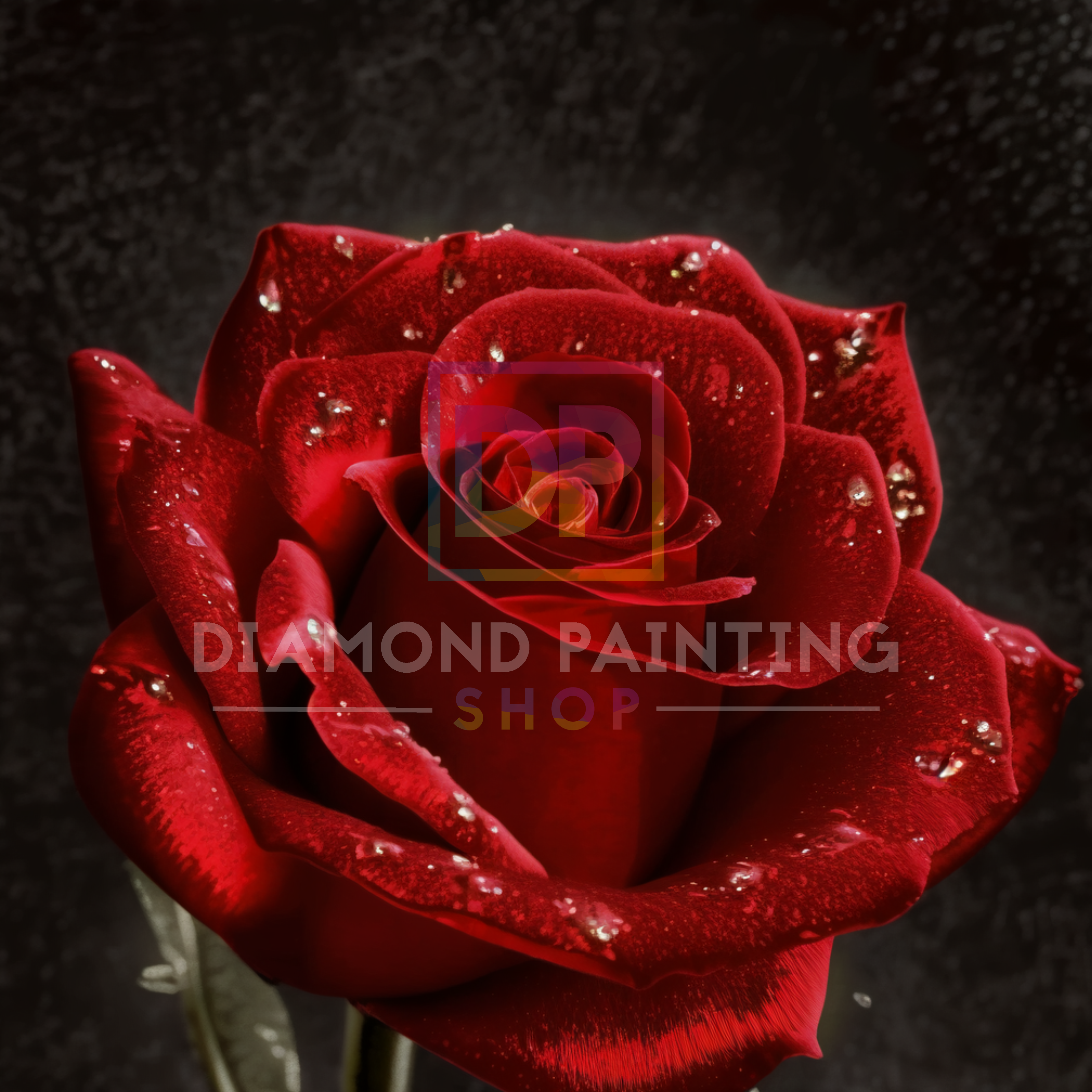Rote Rose der Liebe