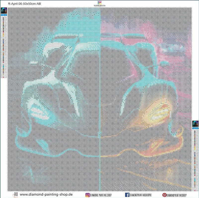 April | Abstrakter Neon Sportwagen mit AB Farben