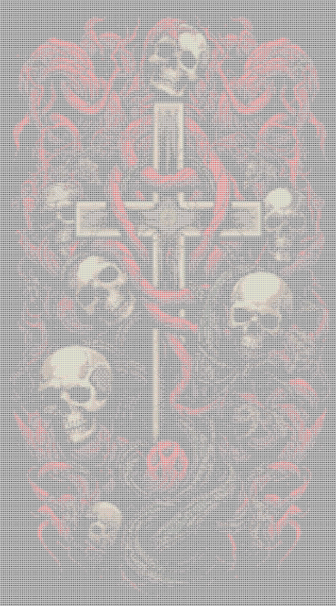 August | XL Skull Flowers
