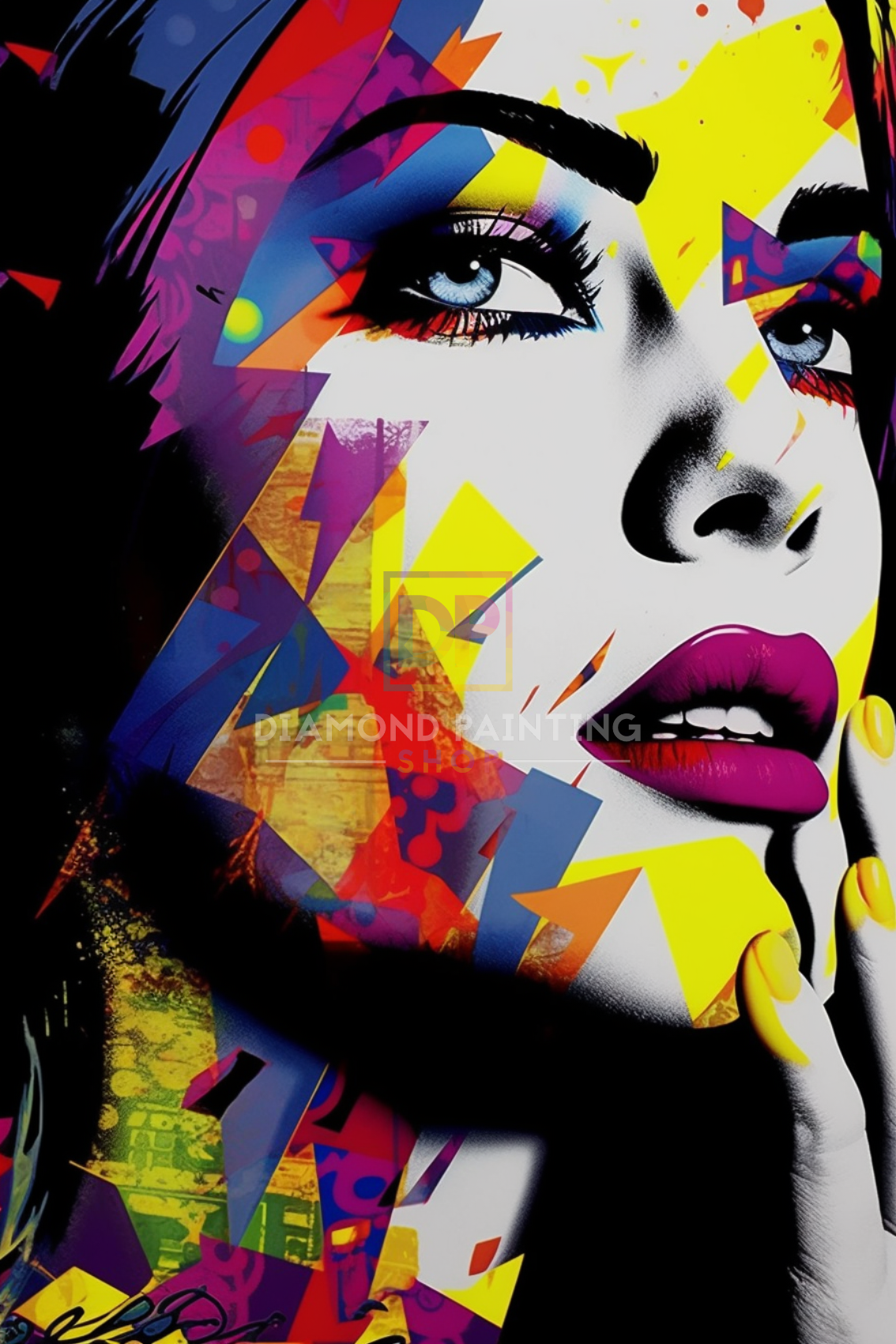 XXL Hipster - Pop Art mit AB Farben