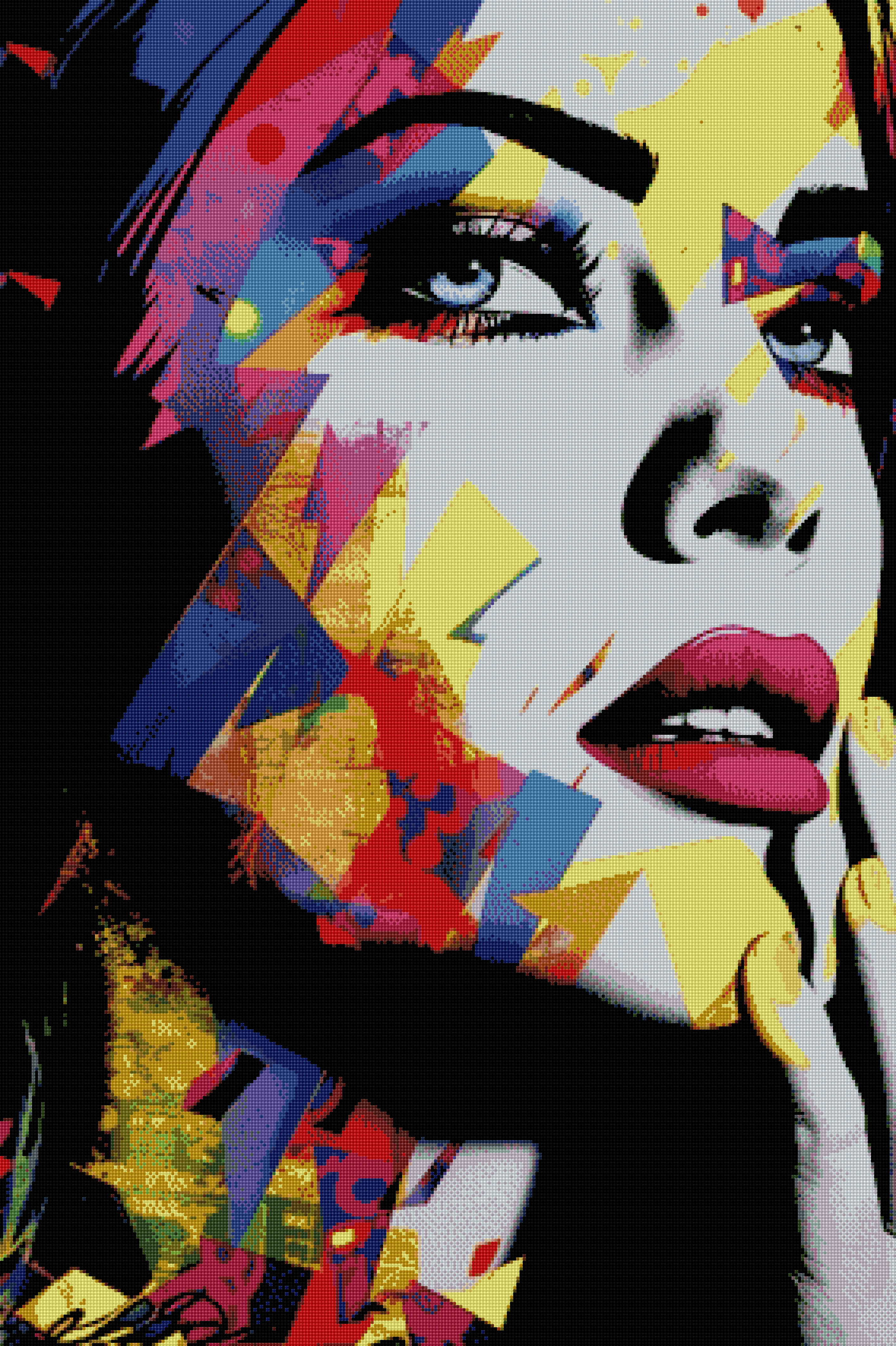 XXL Hipster - Pop Art mit AB Farben