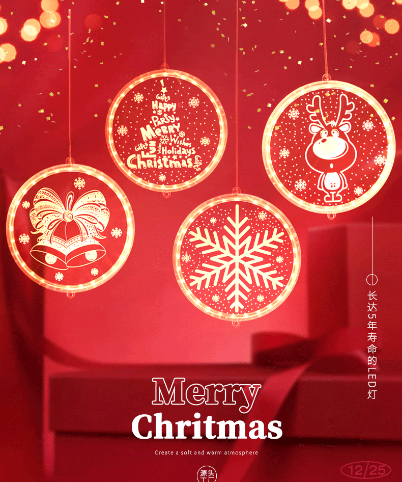 Halloween -  LED Fensterbilder zum Aufhängen