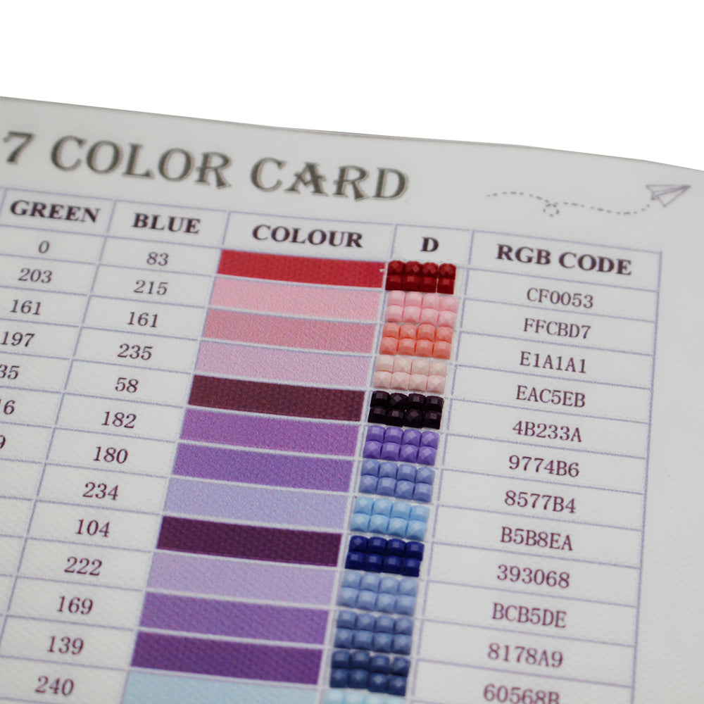 Color Card / Farb Karte DMC 445