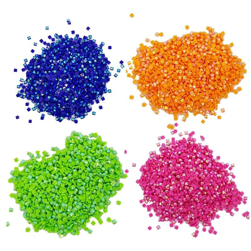 AB Ersatz Steine - Aurora Borealis Eckige Steine