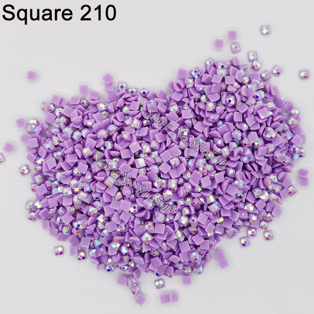 AB Ersatz Steine - Aurora Borealis Eckige Steine