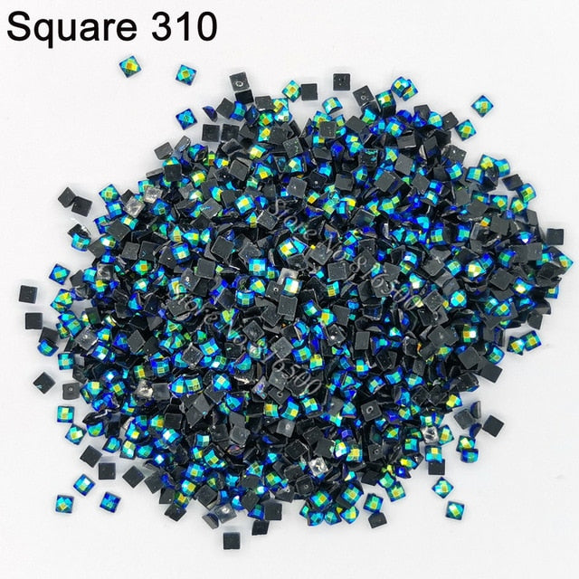 AB Ersatz Steine - Aurora Borealis Eckige Steine