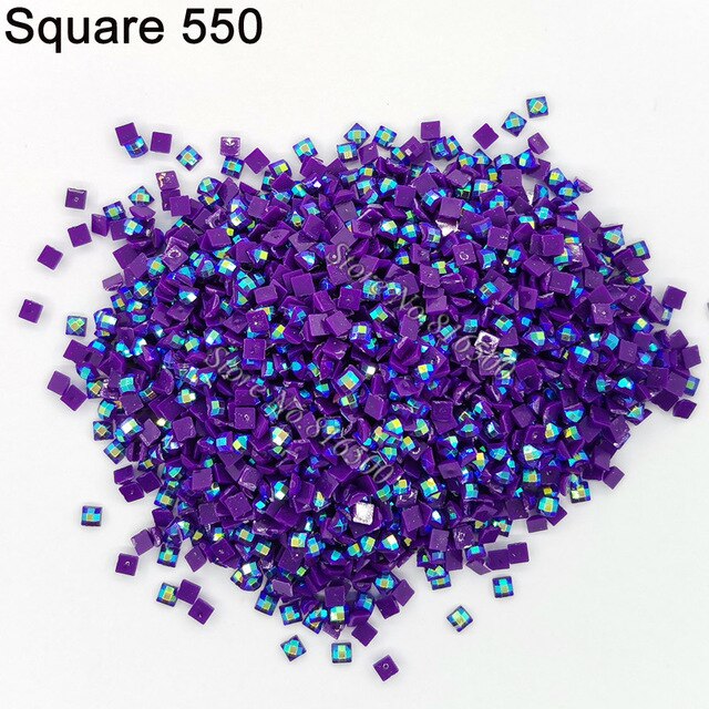 AB Ersatz Steine - Aurora Borealis Eckige Steine