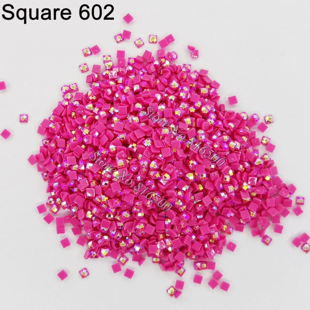 AB Ersatz Steine - Aurora Borealis Eckige Steine