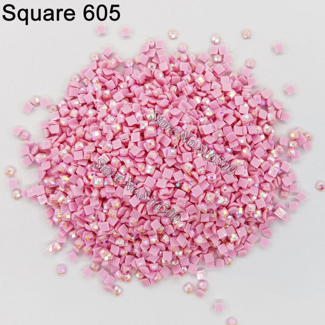 AB Ersatz Steine - Aurora Borealis Eckige Steine