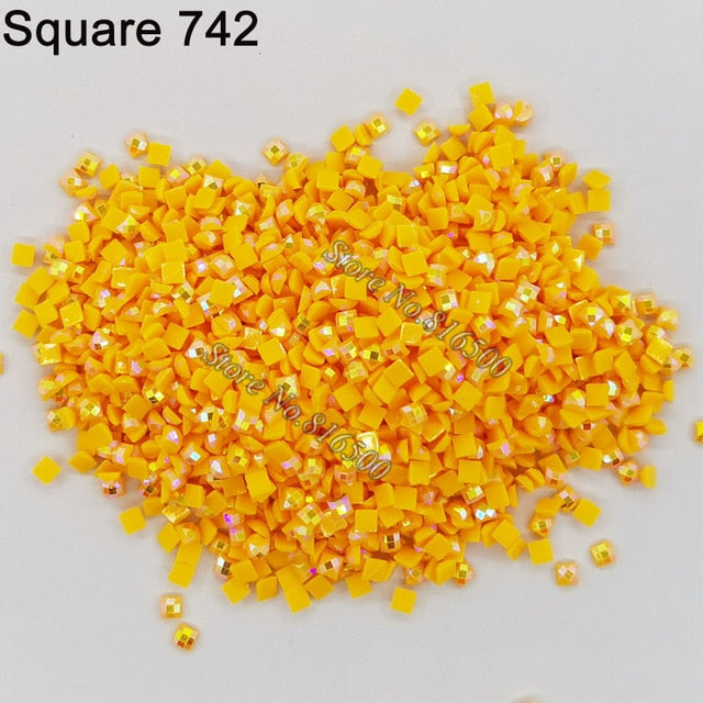 AB Ersatz Steine - Aurora Borealis Eckige Steine