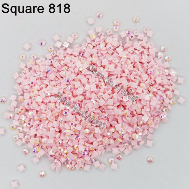 AB Ersatz Steine - Aurora Borealis Eckige Steine