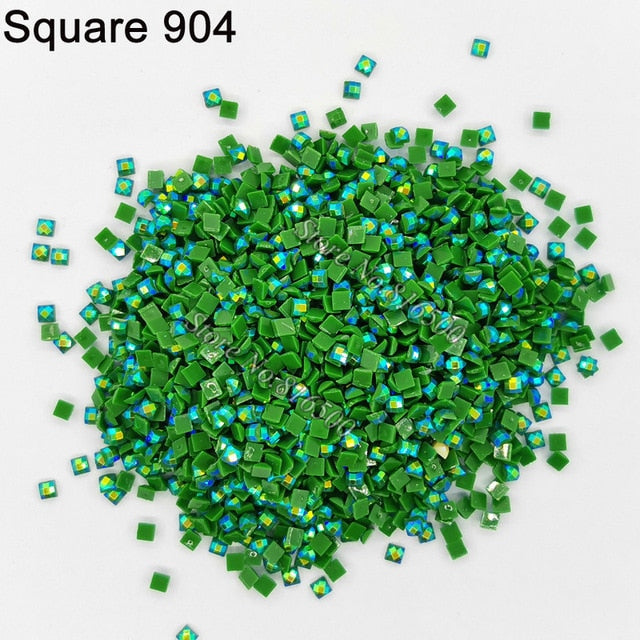 AB Ersatz Steine - Aurora Borealis Eckige Steine