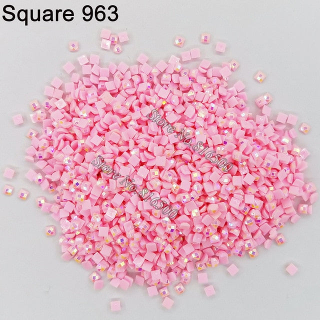 AB Ersatz Steine - Aurora Borealis Eckige Steine