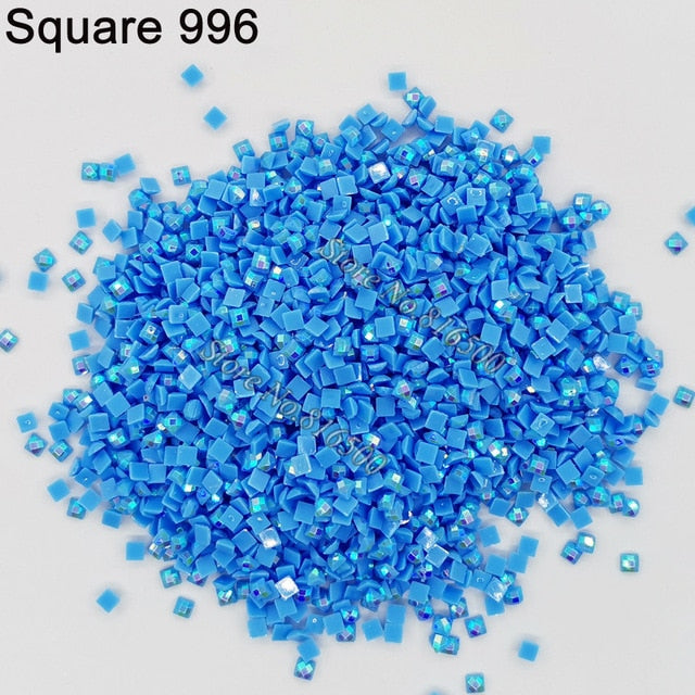 AB Ersatz Steine - Aurora Borealis Eckige Steine